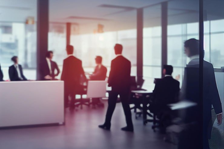 blurred-soft-people-meeting-table-business-people-talking-modern-office-generative-ai_1258-150840